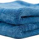 THOR Baby Goat: Microfiber Drying Towels for Cars 18x20in, 1200 GSM Korean Made Ultra-Thick, Twist Loop Weave, Scratch-Free & Super Absorbent Car Cleaning Cloth for Trucks, SUVs 2 Pack, Blue