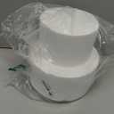 2 Tiers 6" 8" Fake Cake 4 Inch Tall Fake Birthday Cake Rounds Styrofoam Cake Dummies Set for Birthday, Wedding, Baby Shower Display