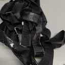 MAGZO Magnetic Screen Door Fit Door Size 35 x 80 Inch, Screen Size 37" x 81" Self Sealing Mesh with Hook & Loop Strip, Black