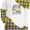 TMSD Women's Mardi Gras St.Patrick's Day Long Sleeve Hoodie with Pocket
