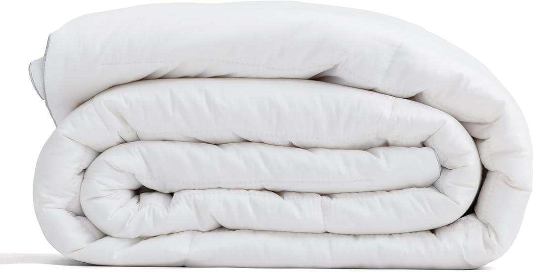 100% Wool Comforter All Season Midweight Duvet Insert Noiseless Pure Cotton Shell Comforter Temperature Regulation Breathable Comfortable Wool Bedding for Luxurious Sleep Queen Size