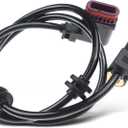 A-Premium Rear Left/Right ABS Wheel Speed Sensor Compatible with Mercedes-Benz - CL500/CL600/S550/S600/S65 AMG 2007-2010, CL63/CL65/S63 AMG 2008-2010, S400, S450, S500 - Rear Driver or Passenger Side
