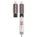 Conair Double Ceramic 2-in-1 Hot Air Brush, 1000W, Interchangeable 1¼" & 1½" Thermal Brushes for Voluminous Curls & Straight Styles, Hot Brush for Fine & Thick Hair