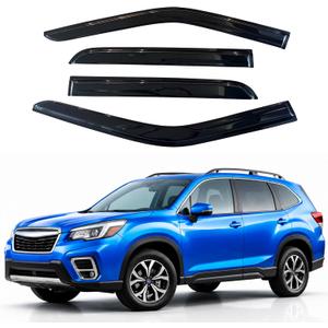 IG Window Visors Fit for 2019-2024 Subaru Forester, Out-Channel Rain Guards Vent Wind Deflectors 4PC, Car Accessories for 19-24 Forester