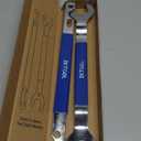 ZKTOOL Fan Clutch Wrench Set,32mm & 36mm Clutch Fan Tool Wrench,Water Pump Pulley Holder Removal Tool For BMW, Ford, GM, dodge,Chevrolet,jeep Fan Clutch Removal Kit,Water Pump Holder.