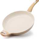 SENSARTE Ceramic Nonstick Frying Pan Skillet with Hot-resistant Handle 12.5Inch Large Non-toxic Healthy Kitchen Cooking Chef's Pan, Free of Intentionally Added PFOA/ PFAS/ PTFE, Induction Compatible