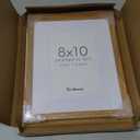 8x10 Picture Frame, Solid Oak Wood 8"x10" Photo Frame, Tempered Real Glass, 8x10 Frame with Mat for 5x7, 8 by 10 Wooden Frame, 8x10 Picture Frames for Wall or Tabletop Display
