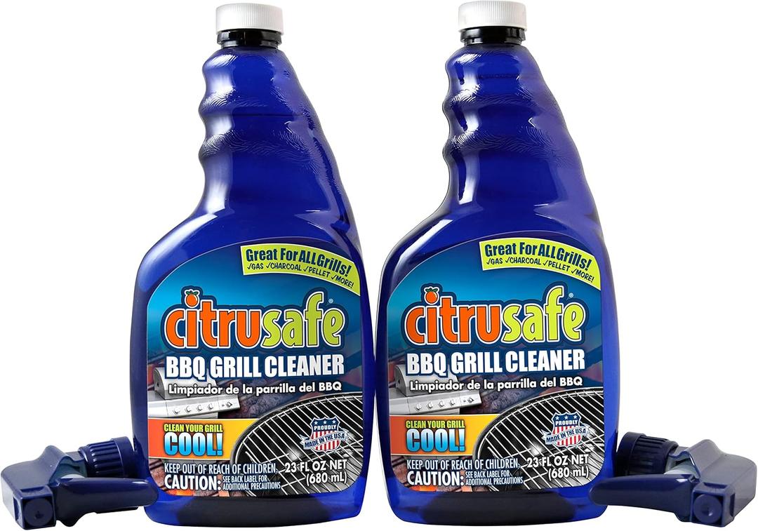 Citrusafe Grill Cleaner, 23 Oz Bottle, Pack of 2