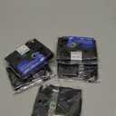 Anycolor TZe-131 TZ Tape 12mm 0.47 Laminated Clear Replacement for Brother P-Touch Label Tape Clear TZe131 TZ-131 Tape, Work with PTouch PT-D210 PTH110 PTD220 PTD410 PTD400 D600 Label Maker, 5-Pack (Black on Clear)