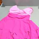 Womens Tankini Swimsuits Tummy Control Bathing Suit Twist Front Cutout Swim Dress with Bikini Bottoms (Large, Pink/Hot Pink)