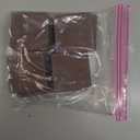 2X2 Rubber Caster Cups, Non Slip Furniture Pads, Anti-Slip Gripper, Anti Skid Furniture Feet, Anti Slide Floor Protector for Bed Couch Table Chair Stoppers - 8 Pack, Brown