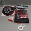 13th Birthday Decorations for Boys Girls Red and Black, Happy 13th Birthday Backdrop Banner, 13th Teenager Birthday Balloons Triangle Flag Tablecloth, 13 Year Old Boy Girl Bday Party Supplies