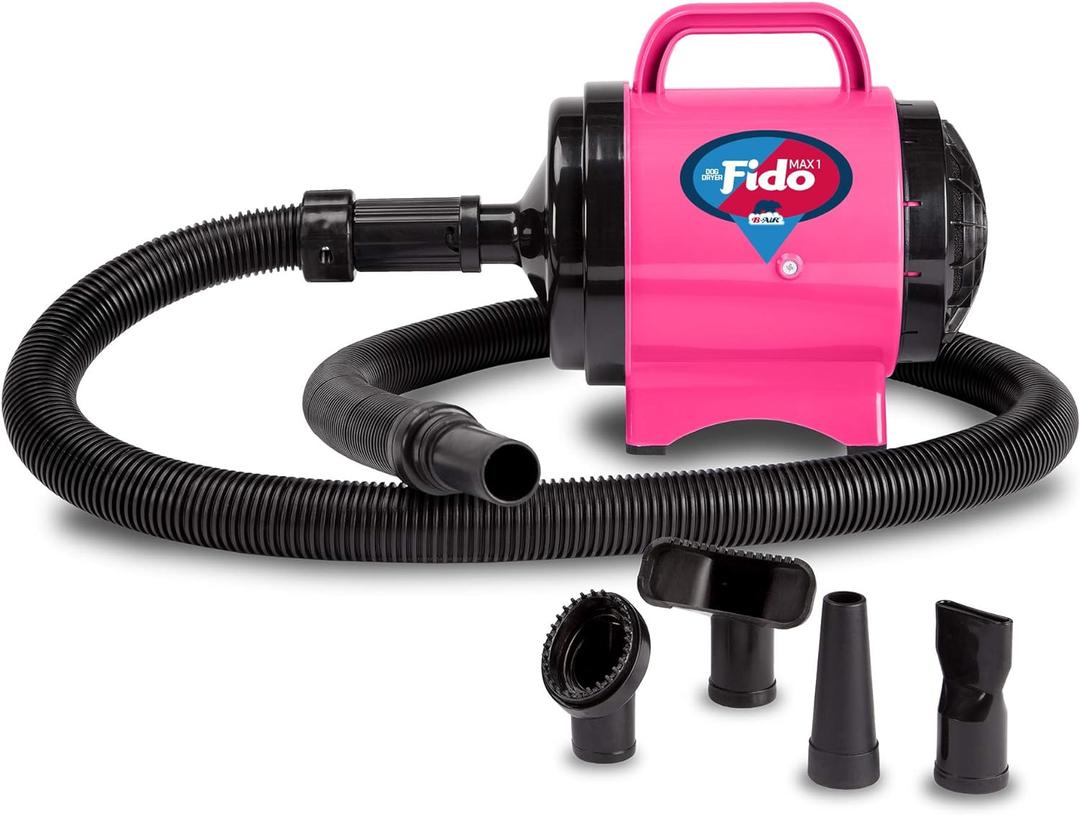 B-Air Fido Max 1 Dog Dryer - Premier Grooming Collection, Hot Pink