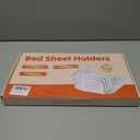 Bed Sheet Holders Keep Sheets Tight Heavy Duty Bed Sheet Holder Corner Fitted Sheet Straps Fit All Mattress Size Not Easy to Break Gray