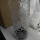 Patelai 15 Inch Tall Glass Hurricane Candle Holder for Home Wedding Holiday Centerpiece Decoration Large Clear Pillar Candle Holder with Removable Metal Insert