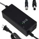 54.6V 2A Battery Charger 48V Charger Power Supply Adapter for 48v Li-ion Battery Pack, HD Display of Current Charging Voltage, Multiple Security Protection and Smart Shut-Off Charging