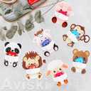 2 x 28 Pack Huggable Animal Valentine Cards + Heart Squishy Stress Balls - Interactive Valentine Exchange Cards with Slow Rebound Fidget Toys, Perfect Valentine Party Favors & Classroom Prizes