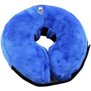 Comfortable & Adjustable Inflatable Pet Collar - Alternative to Cone Shaped Collars - Great for Post-Surgery or Injury Recovery - Durable & Non-Toxic Material -Snug Fit (Large 12-18 in.)