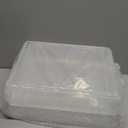 Harloon 4 Tier Paper Organizer Letter Tray Acrylic Desk File Organizer Stackable Documents Letter Clear Paper Holder Sorter Office Tray for A4, Modern Office Classroom Home File Pad Books Notes (12 x 9.3 x 2.7 Inches, Transparent)