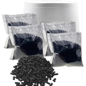 4 Pack Odor Absorbing Filter Refills for Lomi Smart Waste Kitchen Composter Top and Back Filters, Replacement Activated Charcoal Filters Compatible with Electric Countertop Compost Bin