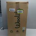 Sleep & Beyond myMerino 100% Organic Merino Wool Topper with Cotton Cover for All Seasons - 1.5 Inch Thick Comfortable and Breathable Topper - Moisture Wicking - Ivory - King 76x80