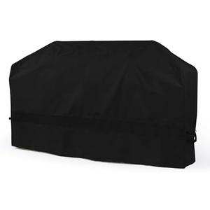 Covermates Island Grill Cover - Weather Resistant Outdoor Cover, Heavy Duty BBQ Covers for Large Island, Classic 12-Guage Vinyl, 86 Inch, Black