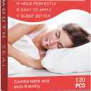 Mouth Tape for Sleeping, 120 Pieces Mouth Tape, Snoring Plasters, Sleep Mouth Tape to Improve Night Sleep, Helps Against Snoring, Developing the Habit of Nasal Breathing, 4 Pack 