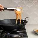 Nordic Ware Basalt Aluminized Steel Spun Wok, 14-Inch, Ceramic Coating