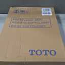TOTO SoftClose Slow Close Elongated Toilet Seat and Lid, Cotton White - SS114#01