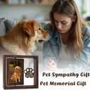 Dog Memorial Picture Frame - Dog Memorial Gifts for Loss of Dogs, Loss of Pet Sympathy Gift Remembrance Bereavement Passing Away Gifts in Memory of Dogs Photo Frame, 4x6