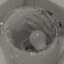 Touch Table Lamp for Nightstand - Small Bedside Lamp for Bedroom Living Room Night Stands, Desk Lamp with White Glass Shade for Small Spaces, 3 Way Dimmable, LED Bulbs, Gifts (Non-USB)