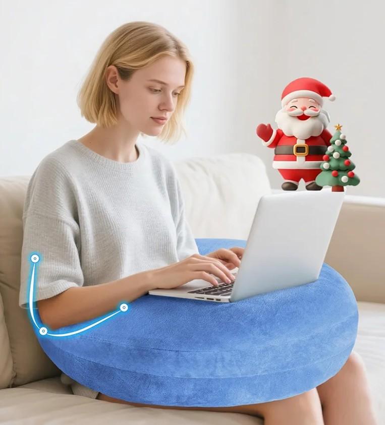 vamorry Gaming Pillow Arm Support Pillow for Bed & Sofa: Ergonomic U-Shaped Lap Pillow with Elbow Rest for Adults & Kids - Reduces Arm Pain & Fatigue During Gaming, Reading, Working & Crocheting