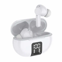 Helix True Wireless Earbuds With Digital Read Out - White