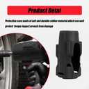 M18 Fuel Impact Protective Boot,49-16-2960 Compatible with Milwaukee M18 FUEL 3/8" Mid-Torque Impact Wrench, For Modells 2960-20, 2962-20, 2962P-20