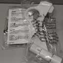 Ultra-Slim Bidet Attachment, Posterior&Feminine Wash-(Retractable Dual Nozzles), Non-Electric Bidet Attachment for Toilet Seat, Adjustable Fresh Cold Water Pressure, Stainless Steel Inlet (White)