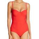 One Piece Swimsuit Tummy Control - Slimming Bathing Suit V Wired Full Coverage 2025 Swimwear, Medium