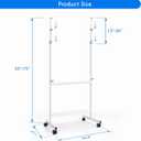 Maxtek Mobile Whiteboard Stand with Wheels, Height Adjustable No Drill Needed Dry Erase Board Easel Stand for Classroom, Office, Home & School, Whiteboard Stand Only
