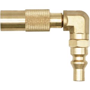 Flame King Propane RV Quick Connect Elbow Adapter for 17" or 22" BlackStone or Flame King Griddle