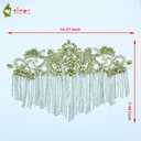 Handmade 3D Three-Dimensional Flowers Rhinestone Applique Sewing Crystal Rhinestone Tassel Sequins Patch Wedding Dress DIY Decorative Accessories (Gold-)