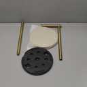 KES Gold Toilet Paper Holder Stand 26" H (Taller Version), Free Standing Toilet Paper Roll Holder with Weighted Base for Bathroom, Rustproof SUS304 Stainless Steel Brushed Gold, BPH283S66-BZ