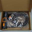 NDakter Bike Locks Heavy Duty Anti Theft, Combo Bike U Lock, 4-Digit Resettable Combination Bicycle Lock, Large U Shaped Ebike Lock with 5Ft Steel Cable for Electric Bike, Escooter, Motorcycle,Door