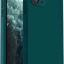 Vooii Compatible with iPhone 11 Pro Max Case, Upgraded Liquid Silicone with [Flat Edges] [Camera Protection] [Soft Anti-Scratch Microfiber Lining] Phone Case for iPhone 11 Pro Max - Teal