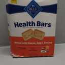 Blue Buffalo Health Bars Crunchy Dog Biscuits, Oven-Baked with Natural Ingredients, Bacon, Egg & Cheese, 3.5-lbs Box, BBD 08/12/2026