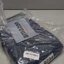 COSY HOMEER Edging Stair Treads Non-Slip Carpet Mat 28inX9in Indoor Stair Runners for Wooden Steps, Edging Stair Rugs for Kids and Dogs, 100% Polyester TPE Backing (4pc, Navy) (4 pieces (289 inches))