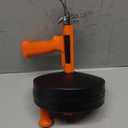 KINGLEV Drain Snake, 50ft Flexible Steel Drain Auger With Drill Adapter, Heavy Duty Sink Plumbing Unblocking Hand Auger, Manual Or Powered for Shower & Bathtub Clogs-No auto retract or feed