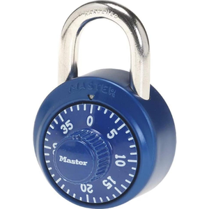 Master Lock 1530DCM School or Gym Locker Lock Combination Padlock, Back to School Essential, Pack of 1, Blue