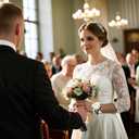 baotongle 24pcs Corsage Wristlet Bracelet Wrist Corsage Prom Elastic Pearl Bands Wedding Corsages Pearl Bracelet Wedding Wristlets DIY for Bridesmaid Bridal Shower Party(24)