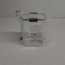 Rubbermaid Brilliance 16-Cup Airtight Food Storage Container with Lid Clear/Grey