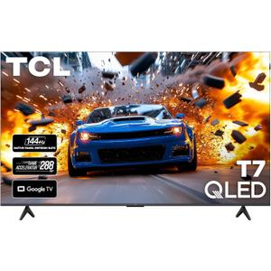 TCL 75 Inch Class T7 Series | 4K QLED HDR | 75T7, 2025 Model | 120HZ-144HZ High Brightness Smart Google TV Dolby Atmos Audio | Voice Remote Alexa Gaming Streaming Television