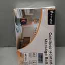 Cordless Heating Pad for Back Pain Relief - Portable Heated Belt with Vibration, Battery Operated Electric Back Massager for Lower Back, FSA Eligible HSA Approved Birthday Gifts for Men Women (Black)